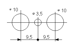 Bohrschema für BU4x2-19